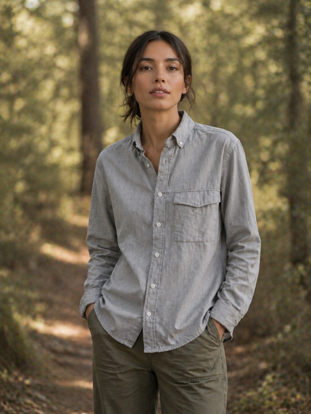 Snow Peak button down 🌿 quiet luxury / clean girl / gorpcore